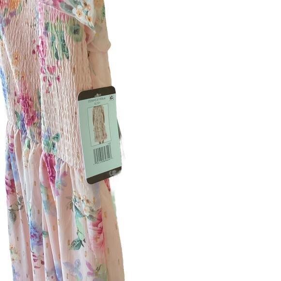 Rare Editions Youth Size XL Spring Dance Boho Fancy Dress Flowers - Picture 3 of 6